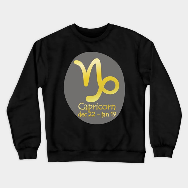 Capricorn Crewneck Sweatshirt by MBK